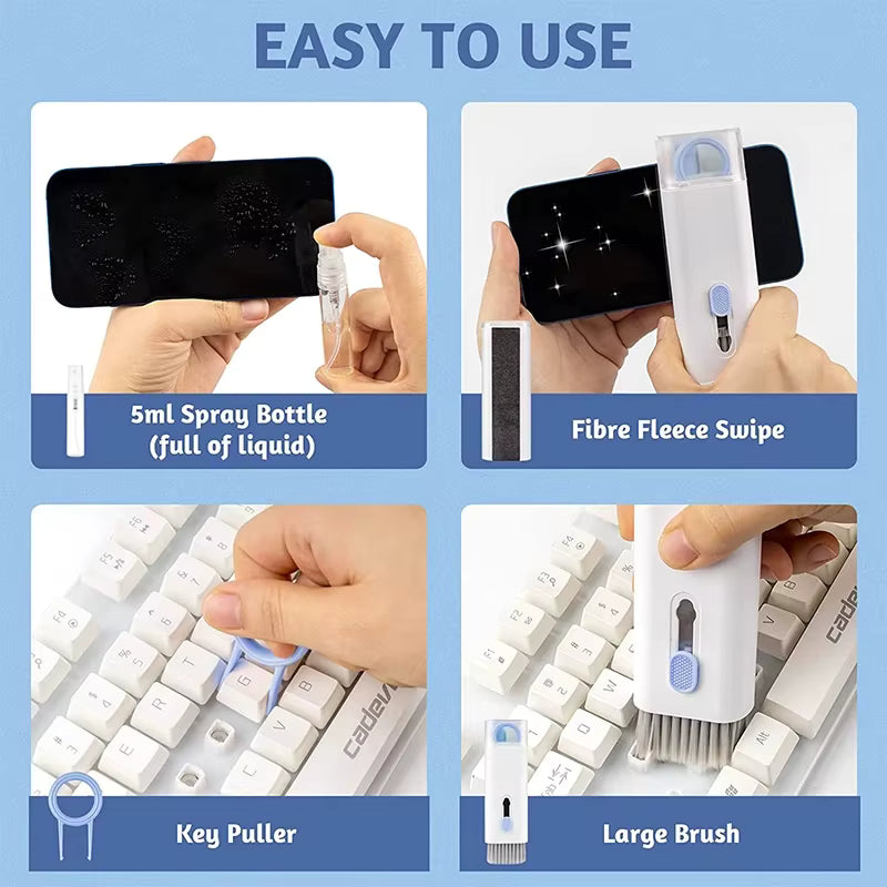 Kit de cepillo limpiador de teclado de ordenador